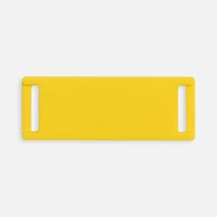 Лейбл из ПВХ Kova, желтый