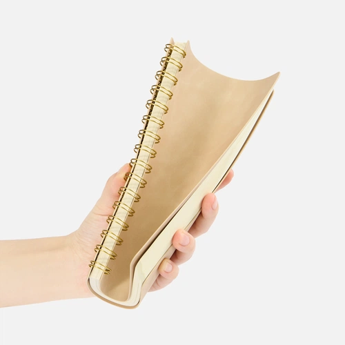 Ежедневник Spiral, недатированный, бежевый