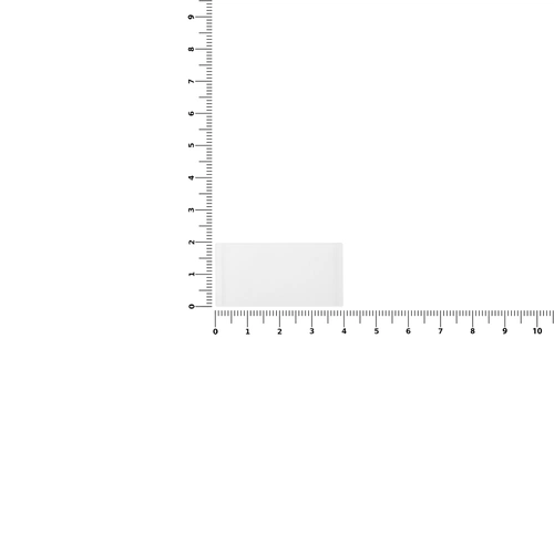Лейбл из ПВХ Dzeta, XS, прозрачный