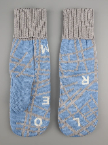 Варежки Joyful на заказ, полушерсть