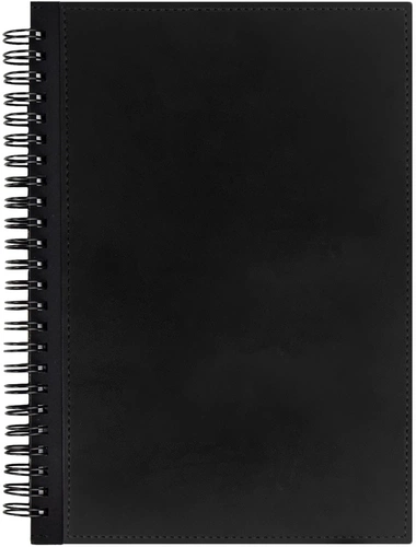 Ежедневник Notera Maxi, недатированный, черный