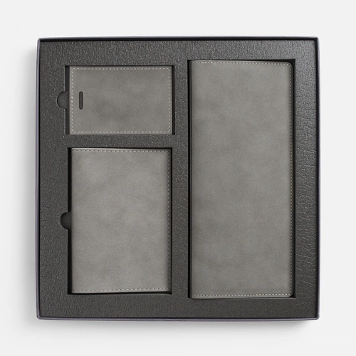 Набор Nubuk Trio, серый