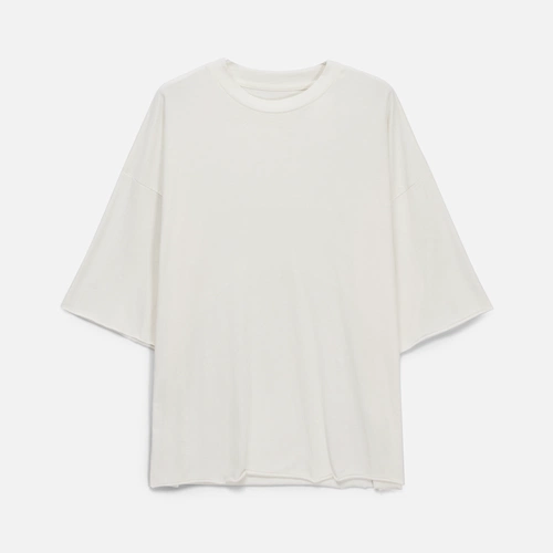 Футболка унисекс оверсайз T1, молочно-белая