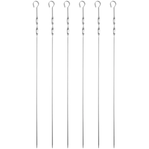 Набор шампуров в чехле Long Bower, серый