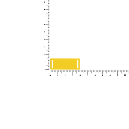 Лейбл из ПВХ Kova, желтый