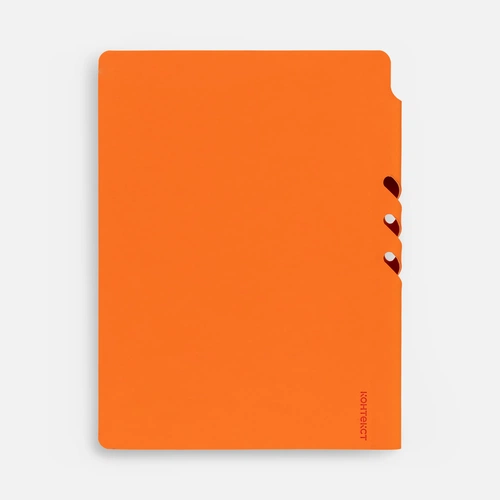 Ежедневник Flexpen Shall, недатированный, оранжевый