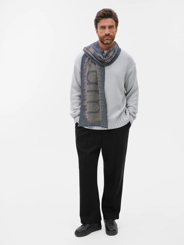 Шарф Denim XL на заказ, полушерсть