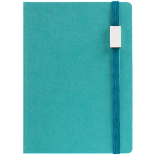 Ежедневник New Factor Metal, бирюзовый