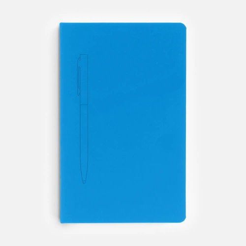 Ежедневник Magnet Shall, недатированный, голубой