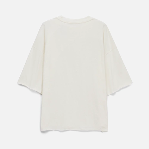 Футболка унисекс оверсайз T1, молочно-белая