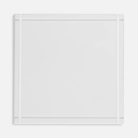 Лейбл из ПВХ Dzeta, L, белый