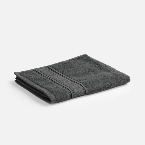 Полотенце махровое Terrychic, среднее, темно-серое