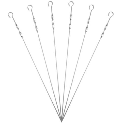 Набор шампуров в чехле Long Bower, серый
