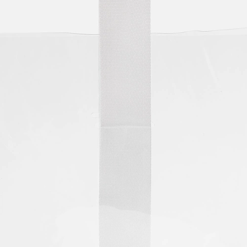 Шопер Clear Fest, ver.2, прозрачный с белыми ручками