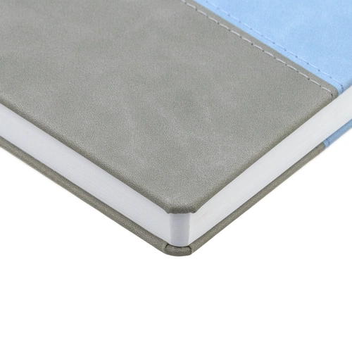 Ежедневник Horizon, недатированный, серый с голубым