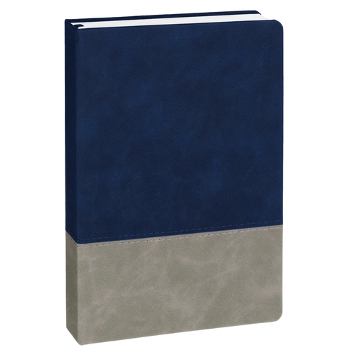 Ежедневник Horizon, недатированный, серый с синим