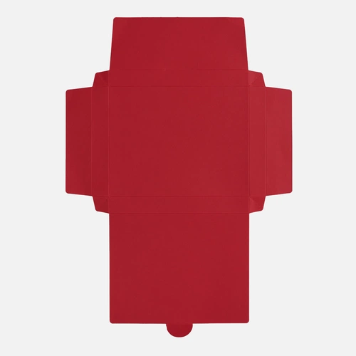 Коробка самосборная Flacky, темно-красная