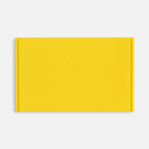 Лейбл из ПВХ Dzeta, XL, желтый