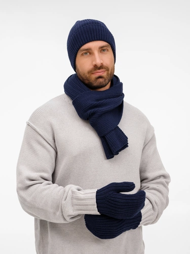 Шарф Catch Match, темно-синий