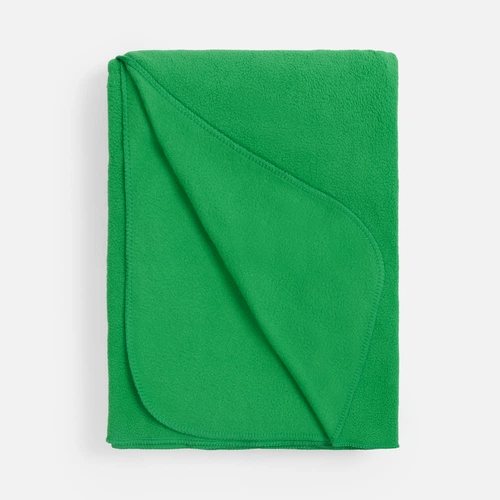 Флисовый плед Warm&Peace, зеленый