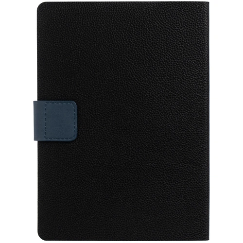 Ежедневник Boom, недатированный, черный с синим