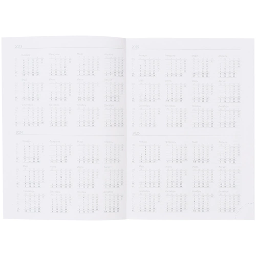 Ежедневник Favor Metal, недатированный, красный