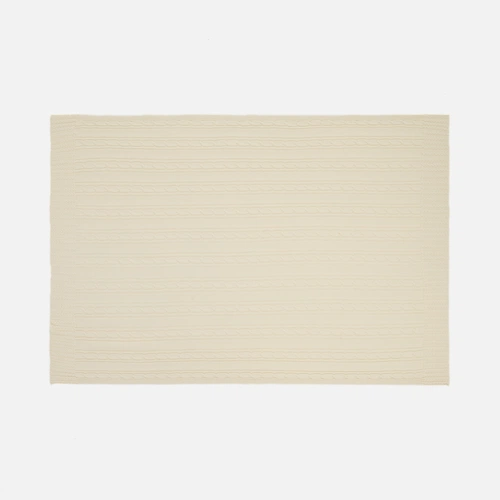 Плед Remitti, белый (молочный)