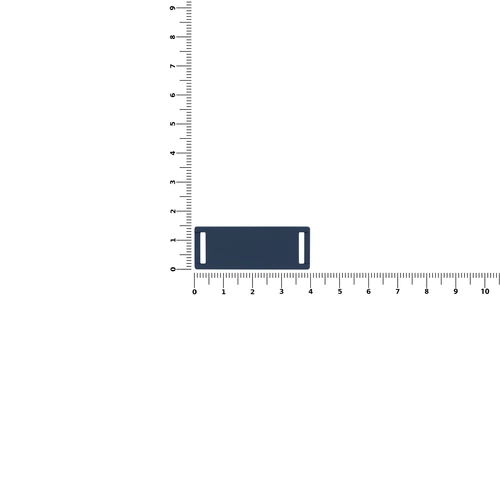 Лейбл из ПВХ Kova, темно-синий