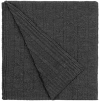 Плед Trenza, темно-серый