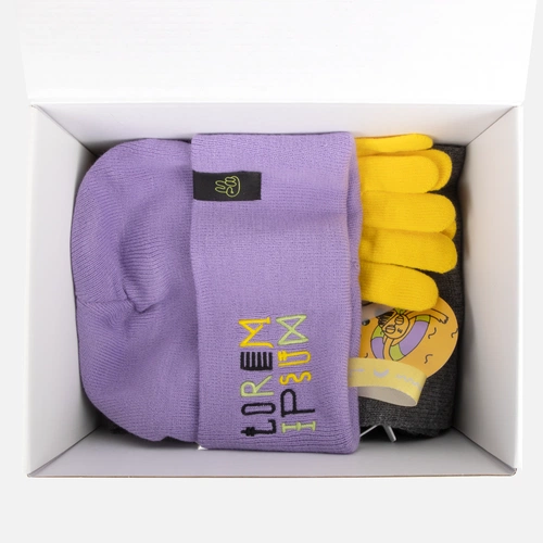 Сет Urban Flow, фиолетово-серый с нанесением и кастомизацией