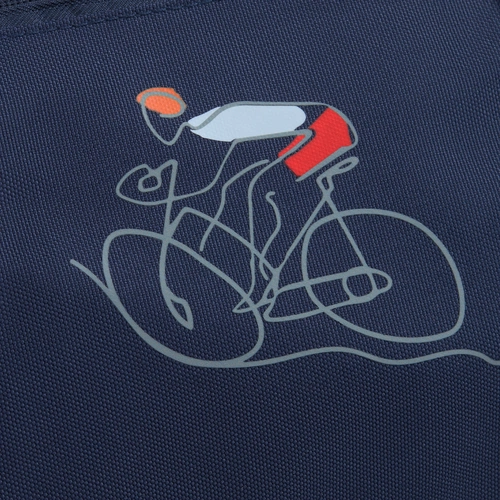 Сумка дорожная Incluso, синяя с нанесением и кастомизацией