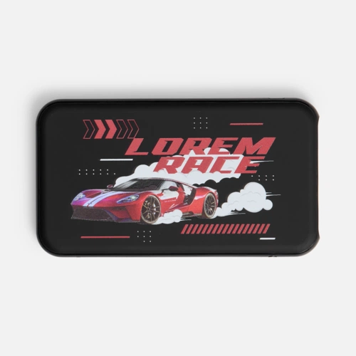 Аккумулятор Uniscend Half Day Type-C 5000 мАч, черный с нанесением