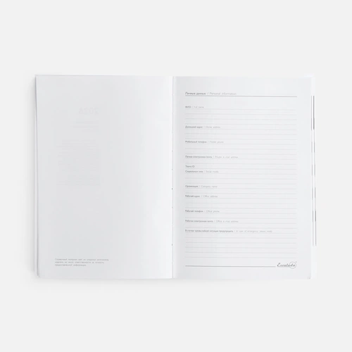 Ежедневник Baza, датированный, серый