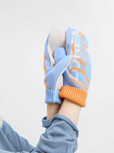 Варежки на заказ Mani, полушерсть