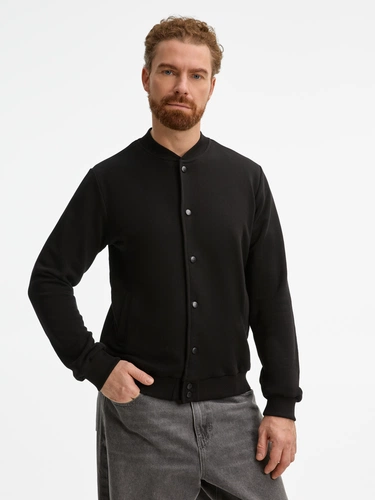 Бомбер унисекс Nuppu, черный