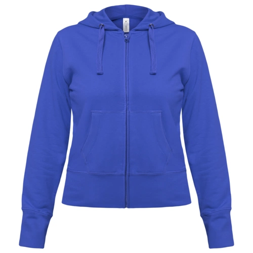 Толстовка женская Hooded Full Zip ярко-синяя