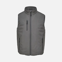 Жилет софтшелл унисекс Falcon BW, темно-серый