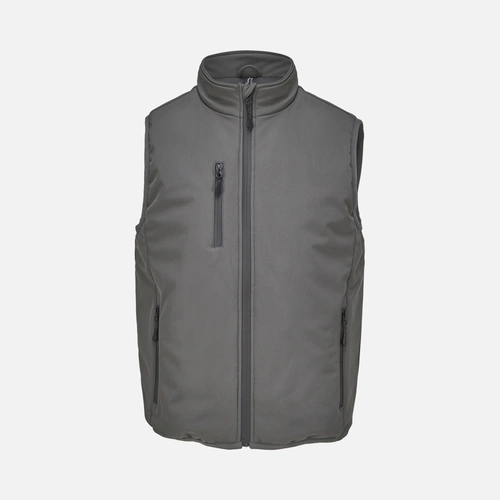 Жилет софтшелл унисекс Falcon BW, темно-серый