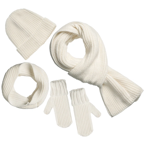 Шарф Nordkyn, белый (молочный)