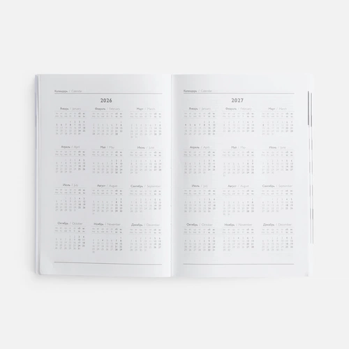 Ежедневник Baza, датированный, серый