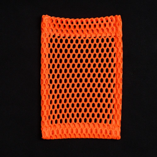 Карман из крупной сетки Pose, оранжевый неон