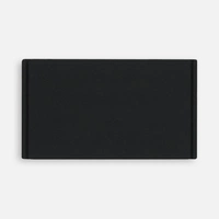 Лейбл из ПВХ Dzeta, M, черный