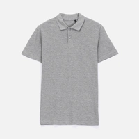 Рубашка поло унисекс Pulse, серый меланж