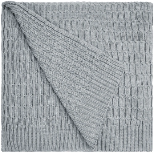 Плед Slumberland, серебристо-серый меланж