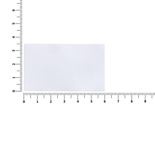 Лейбл тканевый Epsilon, M, белый