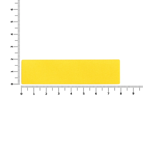 Наклейка тканевая Lunga, S, желтая