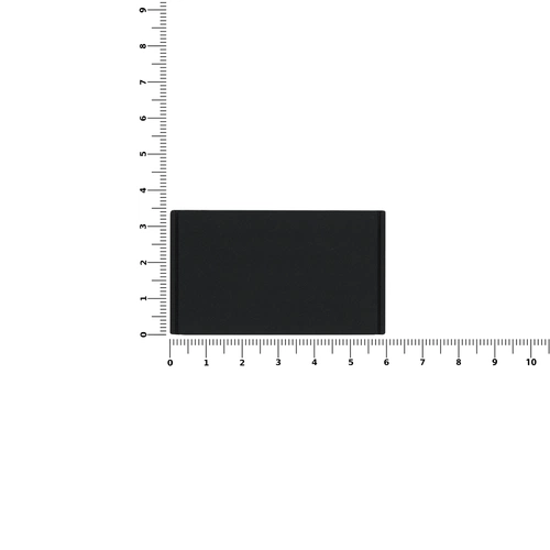 Лейбл из ПВХ Dzeta, M, черный