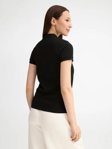 Рубашка поло женская People 210, черная