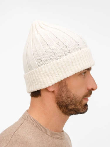 Шапка Bellish, белая (ванильная)