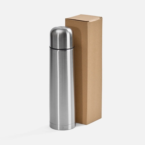 Термос Plain 1000, серебристый